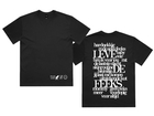 Leve De Feeks T-shirt Zwart