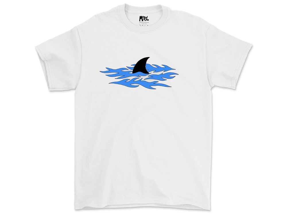 Shark Summer Shirt T-shirt Wit